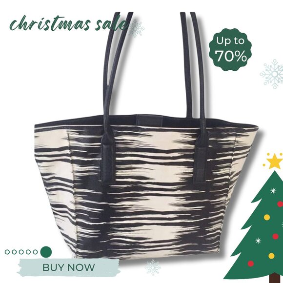 Estee Lauder Black & White Tote Bag - Picture 1 of 4